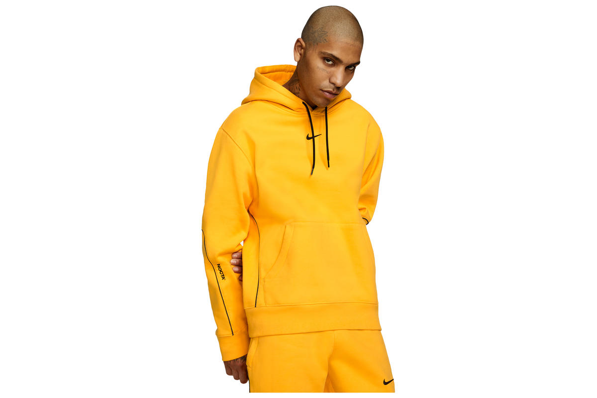 nike nocta hoodie yellow